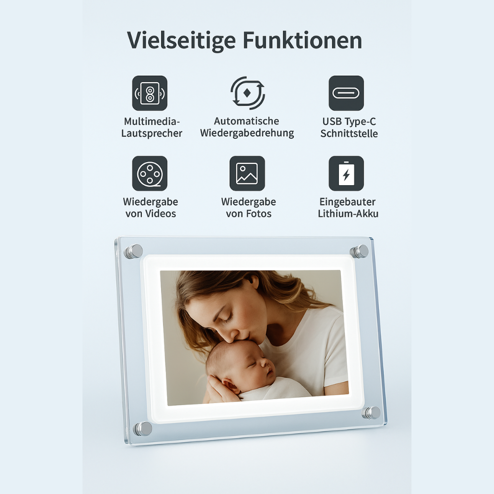 HerzClip© Digitaler Bilderrahmen
